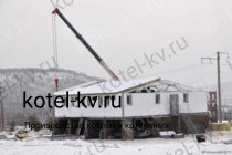Наружные работы при монтаже модульной котельной Наружные работы при монтаже блочно модульной котельной