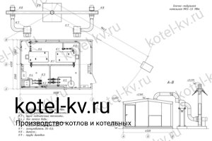 Модульная котельная МКУ 1000 с 2 котлами 500 кВт 1 категории